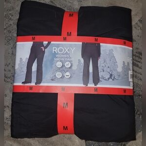 Roxy Women's Black Snow Pants Size Medium